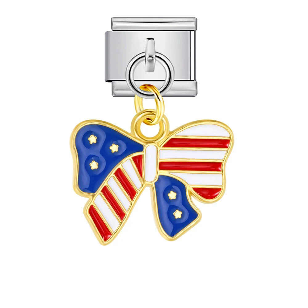 Dangling USA Bow
