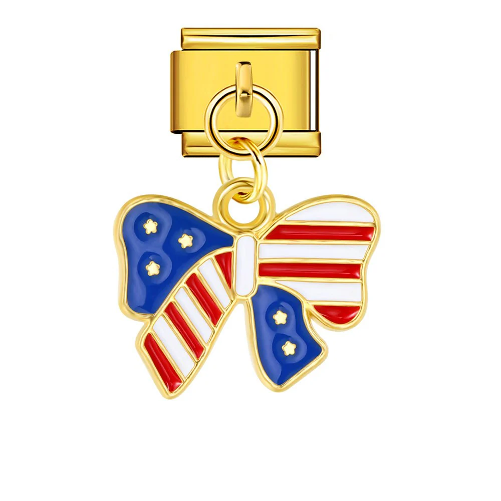 Dangling USA Bow - Image 2