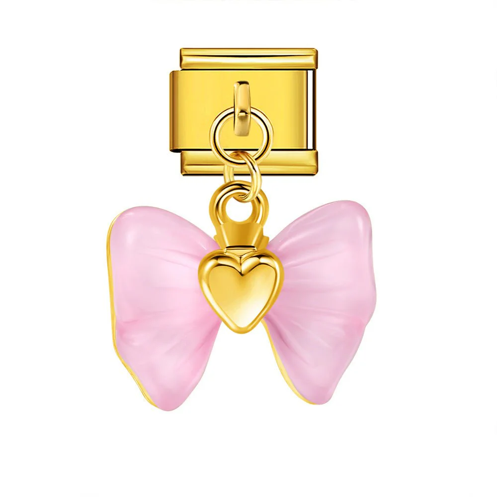 Dangling Pink Bow - Image 2